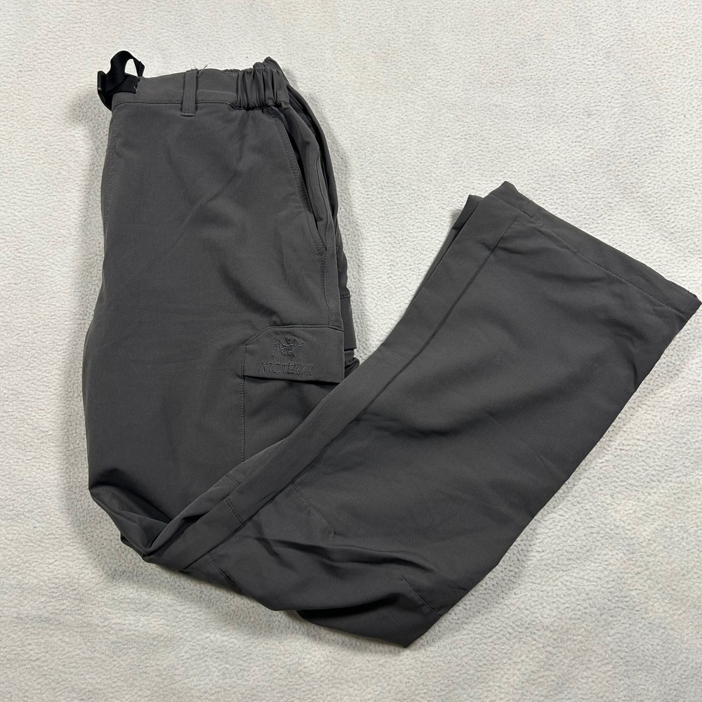 Vintage Arc'teryx Cargo Pants Mens Small Grey Schoeller Stretch Technical Hiking